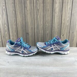 Asics Gel Excite 2 Women's Running Shoes Size 9 T473N Blue Silver Purple